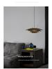 Adjustable Retractable Nordic Pendant Light - Creative Bar Island Flying Saucer Design