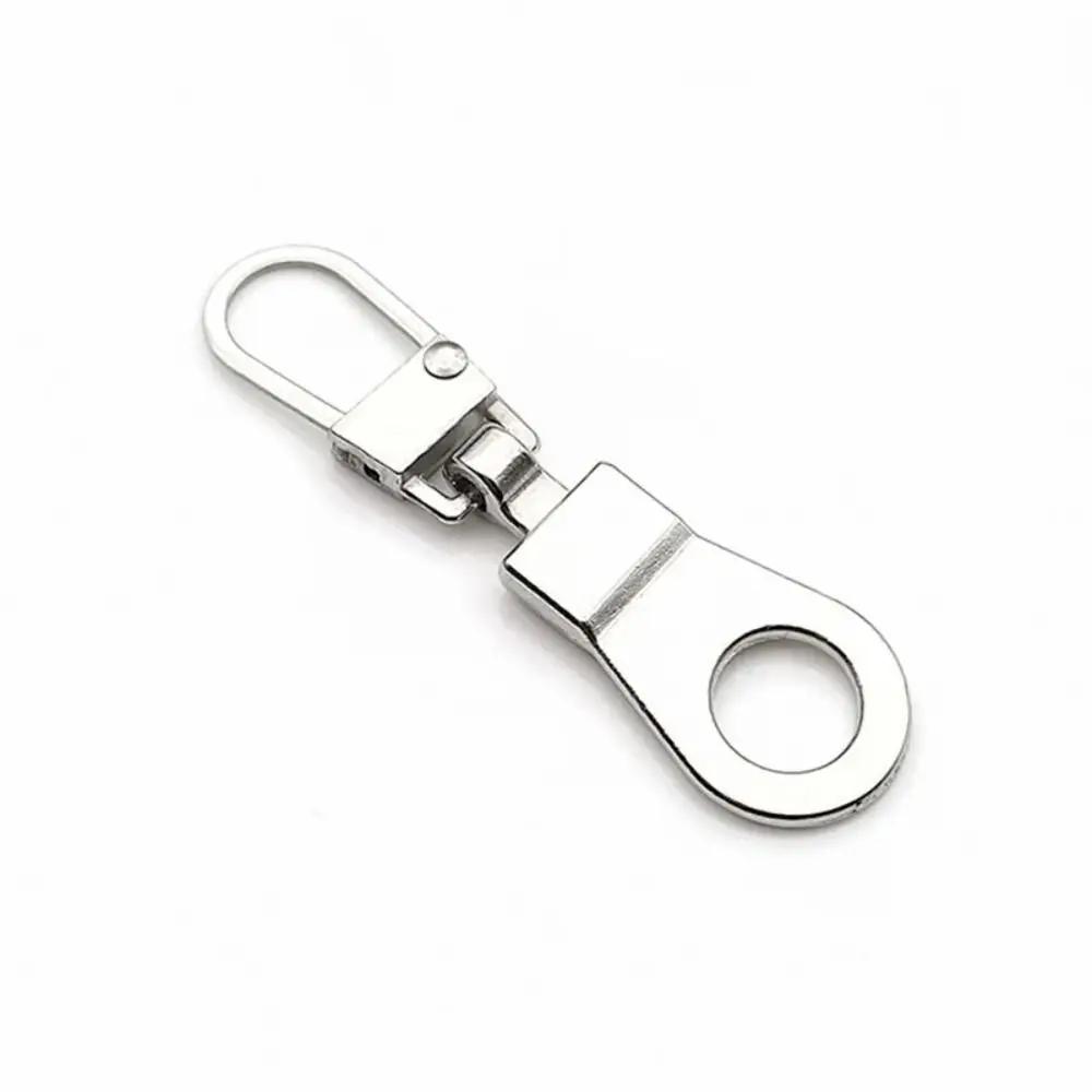 5Pcs Replacement Metal Zip Detachable Zipper Sliders Head Replacement Tab Zipper Backpacks Purses Repair DIY Sewing Zipper Head