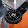 King Size Grind Dial Adjusting Knob for Eureka Mignon Coffee Grinders Stainless Steel Black Precision Grinding Adjustment