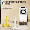Cute Cartoon Cat Phone Stand for Desktop Adjustable Holder for Tablet and Phone Use at Work or Home