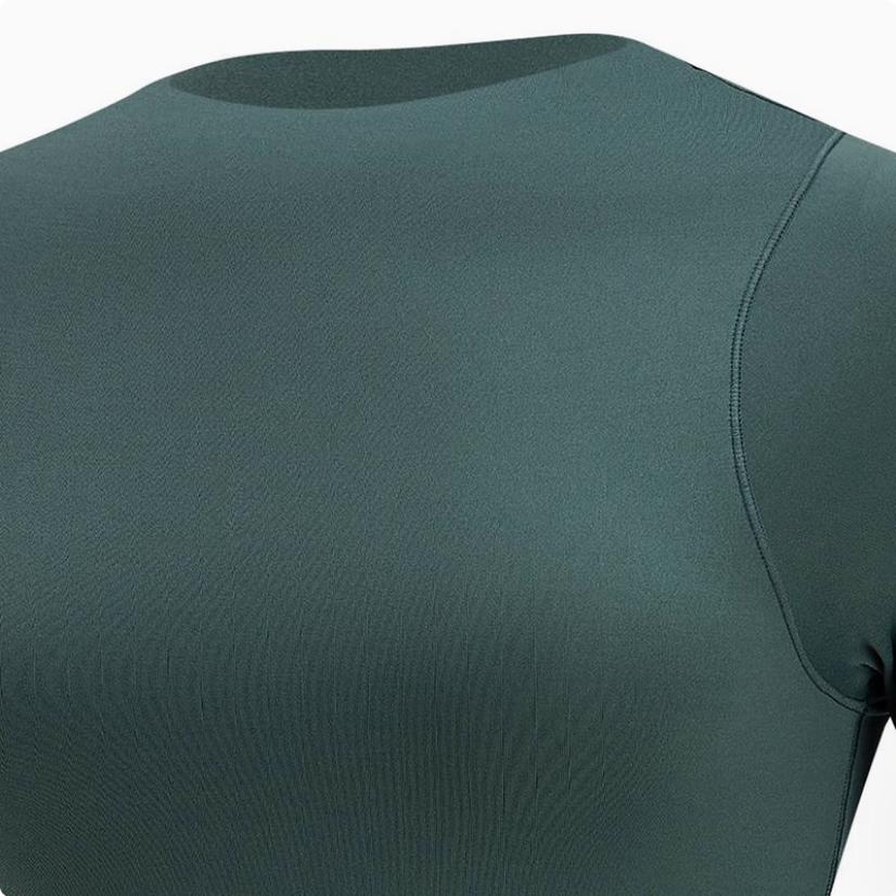 Nike Solid Color Yoga Training Pullover Quick-Dry Long Sleeve Fitness Top Women Tops Green FN3023-338