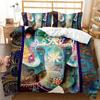Reactive Printing Watercolor Painting Bohemian Elephant Bedding Set Winter Duvet Cover Sets Kids Adult Home Textile Bed Cover