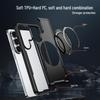 Samsung S26 Ultra Multifunctional Phone Case with Rotating Ring & Magnetic Stand - S25 Protective Cover