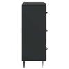 Drawer Cabinet Black 66 x 34.5 x 89.5 cm Particleboard