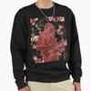 Unisex Cotton Sweater Pullover Hoodie Printed Sweater Girl In Red Pullover Sweatshirt Casual Long Sleeve Sweatshirt