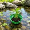 Langlebige Kunststoff-Netzkörbe Hydroponischer Pflanzkorb, Pflanzkorb mit Schlitzen für Pflanzenzucht, Tauchbare Wasserpflanzenhalter für Teiche Aquarien Aquarien