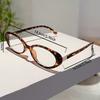 Oval Glasses Women  New Vintage Korean Style Blue Light Blocking Optical Frames Trendy Simple Decorative Eyeglasses