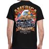 T-Shirt 2026 Sturgis Motorcycle Rally America Strong No Harley
