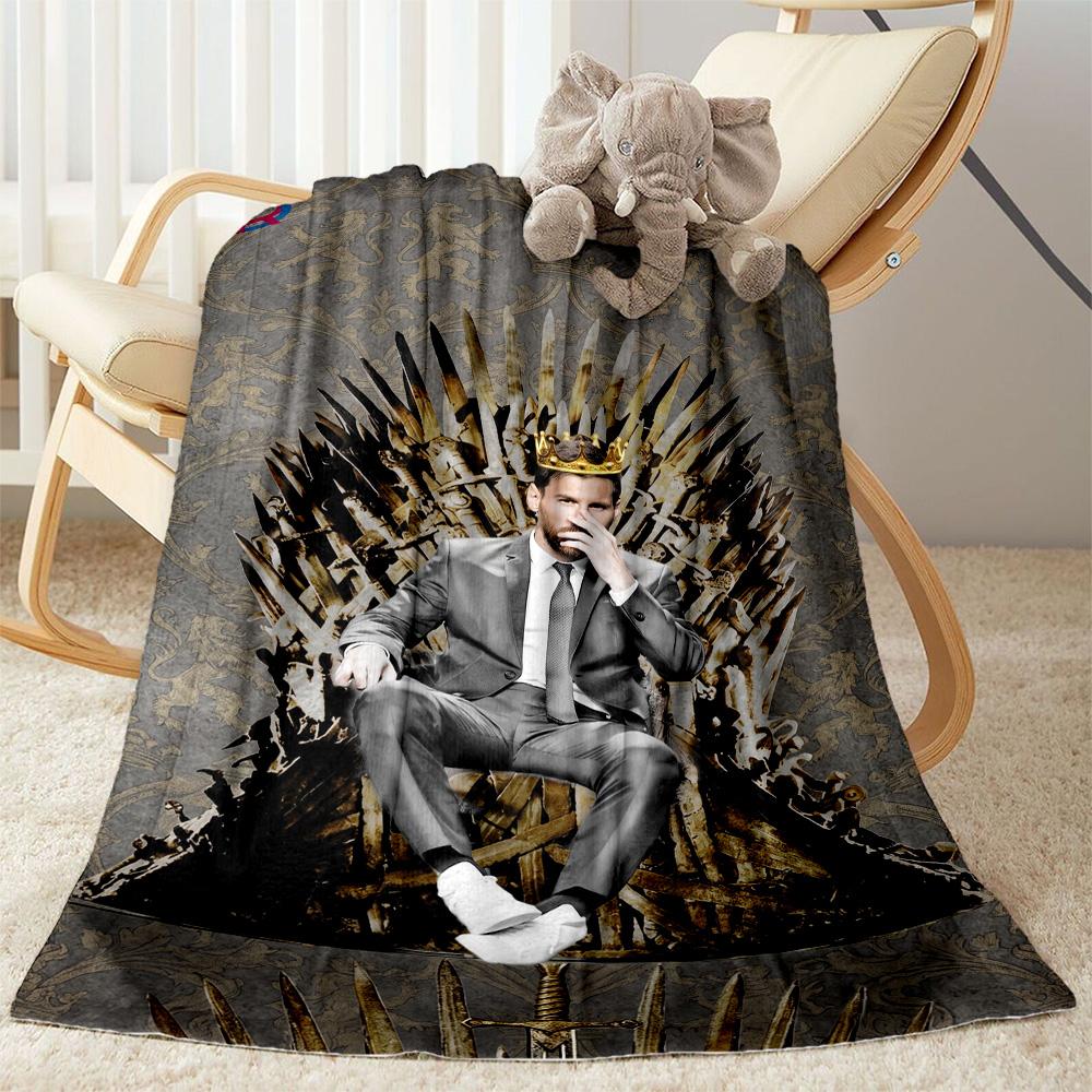 Messi 50 Blanket Warmthful Decor Perfect for Picnics Chair Couch for All Occasions Warmthful Decor Ideal Gift For Birthday Valentine'S Day