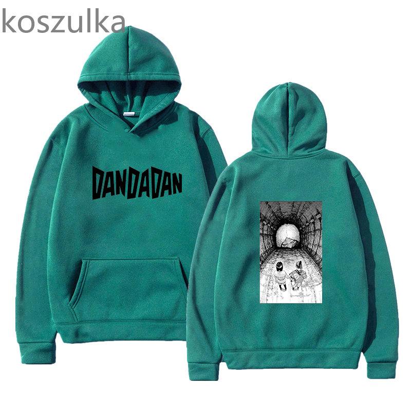 Унисекс Dandadan Аниме Толстовка ЖЕНЩИНА Kawaii/Милый мультфильм Корейский стиль Unisexga Толстовка с принтом Индивидуализация Оригинальность Повседневная мода 2XL