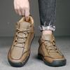 New 2026 Handmade Leather Casual Men Shoes Design Sneakers Man Breathable Leather Shoes Men Ankle Boots Outdoor zapatos casuales