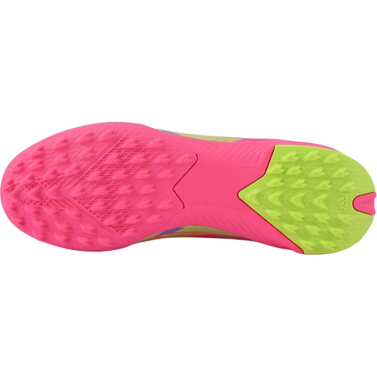 Adidas F50 League Comfortable Versatile Non-Slip Durable Low-Top Kids Soccer Shoes Kids Soccer Shoes Pink Blue IE3755