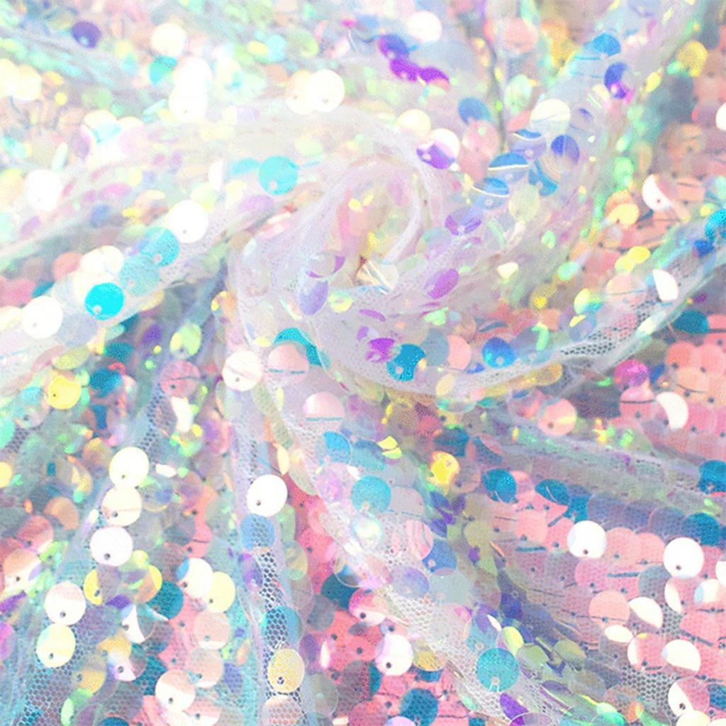 Broderade Paljett Genomskinliga Gardinstångsgardiner Dekorativa Gardiner