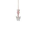 Sweet Super Fairy Ice Through Butterfly Flower Pendant Spring New Gentle and Fresh Temperament Butterfly Mobile Phone Chain Keychain