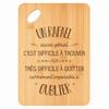 Cutting Board - PLANETEE - Rafael - Bamboo - 30 X 20 X 1 Cm - Hanging Hole 24 Mm