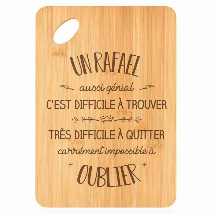 Planche à découper - PLANETEE - Rafael - Bambou - 30 x 20 x 1 cm - Trou d'accroche 24 mm