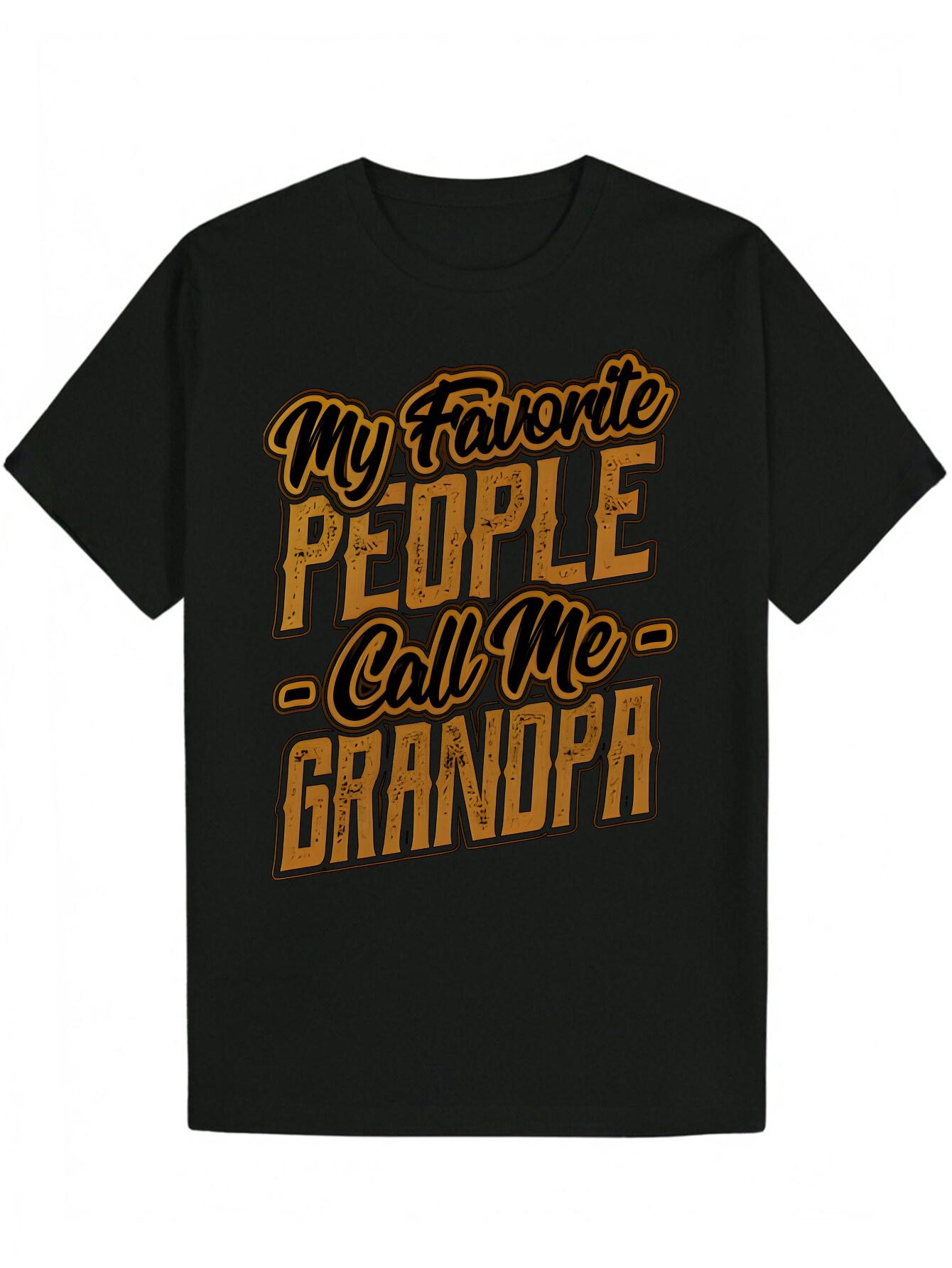 Round Neck Polyester Letter T-shirt XXL