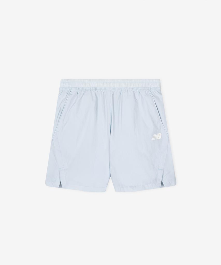 Nyuballanseu Nbnvg2W412 / Women Essential Lightweight Woven Quarter Shorts (L/Blue)