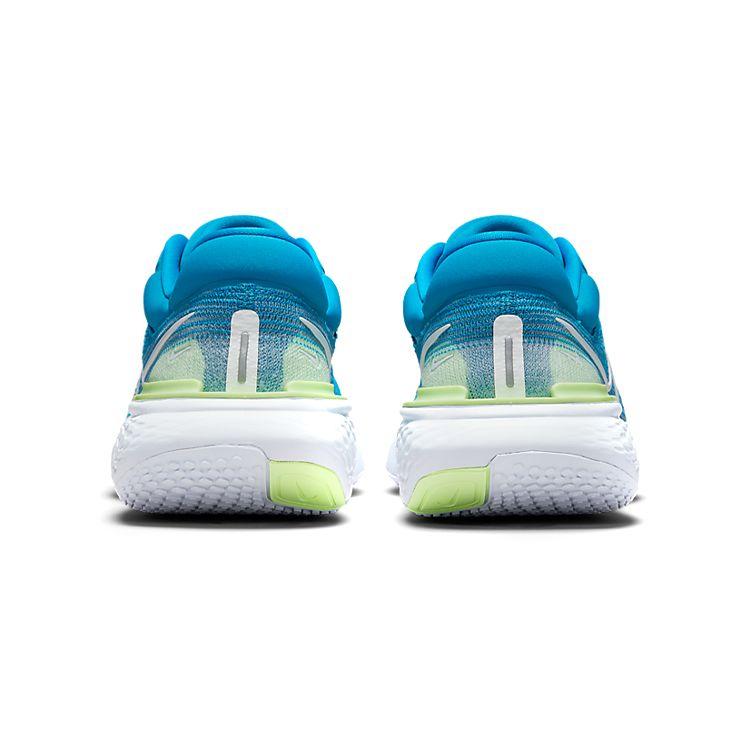 Nike ZoomX Invincible Run Flyknit Kék Orbita Lime Izzás Férfi Sneakerek Futballszürke Fehér CT2228-401