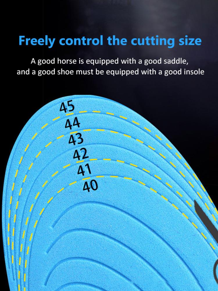 New Memory Foam Insoles For Shoes Sole Deodorant Breathable Cushion Running Insoles For Feet Man Women Orthopedic Insoles