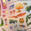 Weekend To City Series Miniature Landscape Sticker DIY Cabin Scene Sticker New Toy Game Sticker