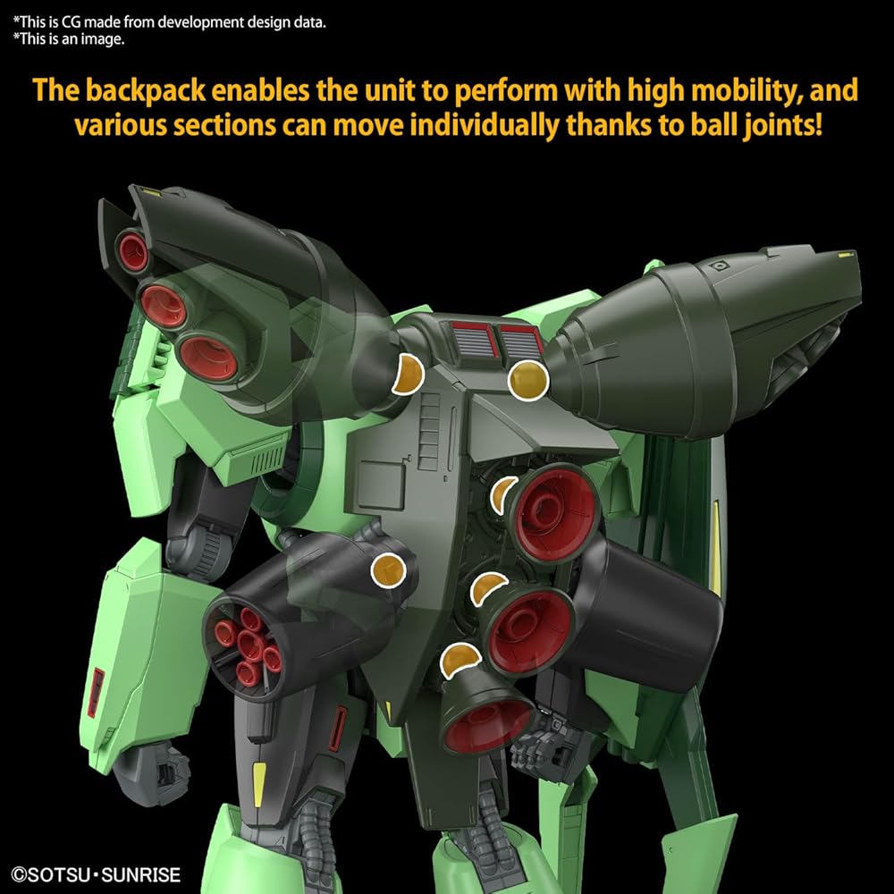 Bandai Spirits HG Mobile Suit Z Gundam Borinok Samarn 1/144 Scale Color-Coded Plastic Model Kit