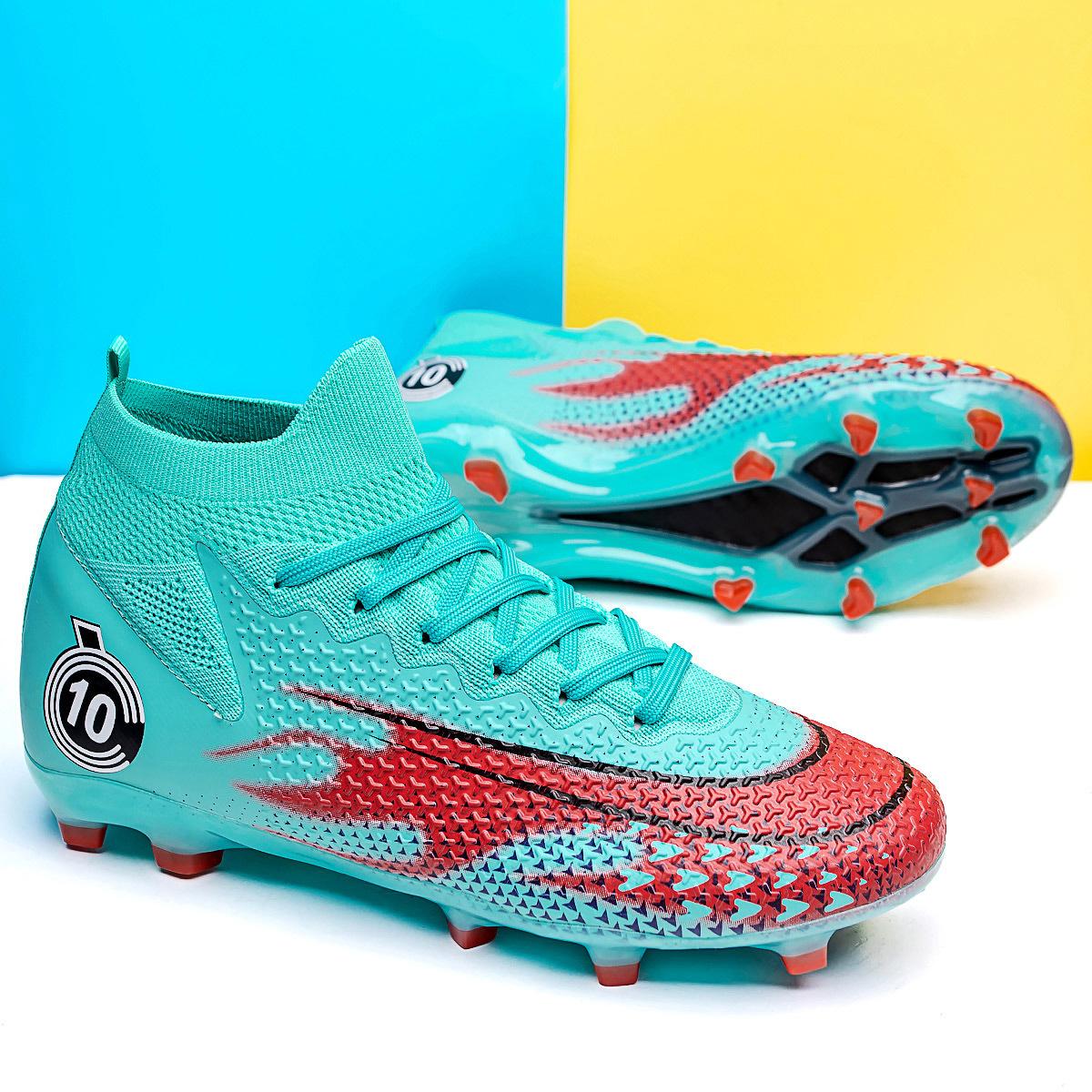 

Shoes long broken foreign trade high-top football shoes sports spot 2025 Xiyin grass nails Amazon training 46