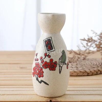 Restaurant decoration Decorative sashimi Salmon garnish bottle Dry ice small pot ice cup Wine bottle Japanese creative ceramics