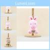 Adorable Plush Rabbit Keychain Cute Cartoon Bunny Doll With Soft Pp Cotton Filling