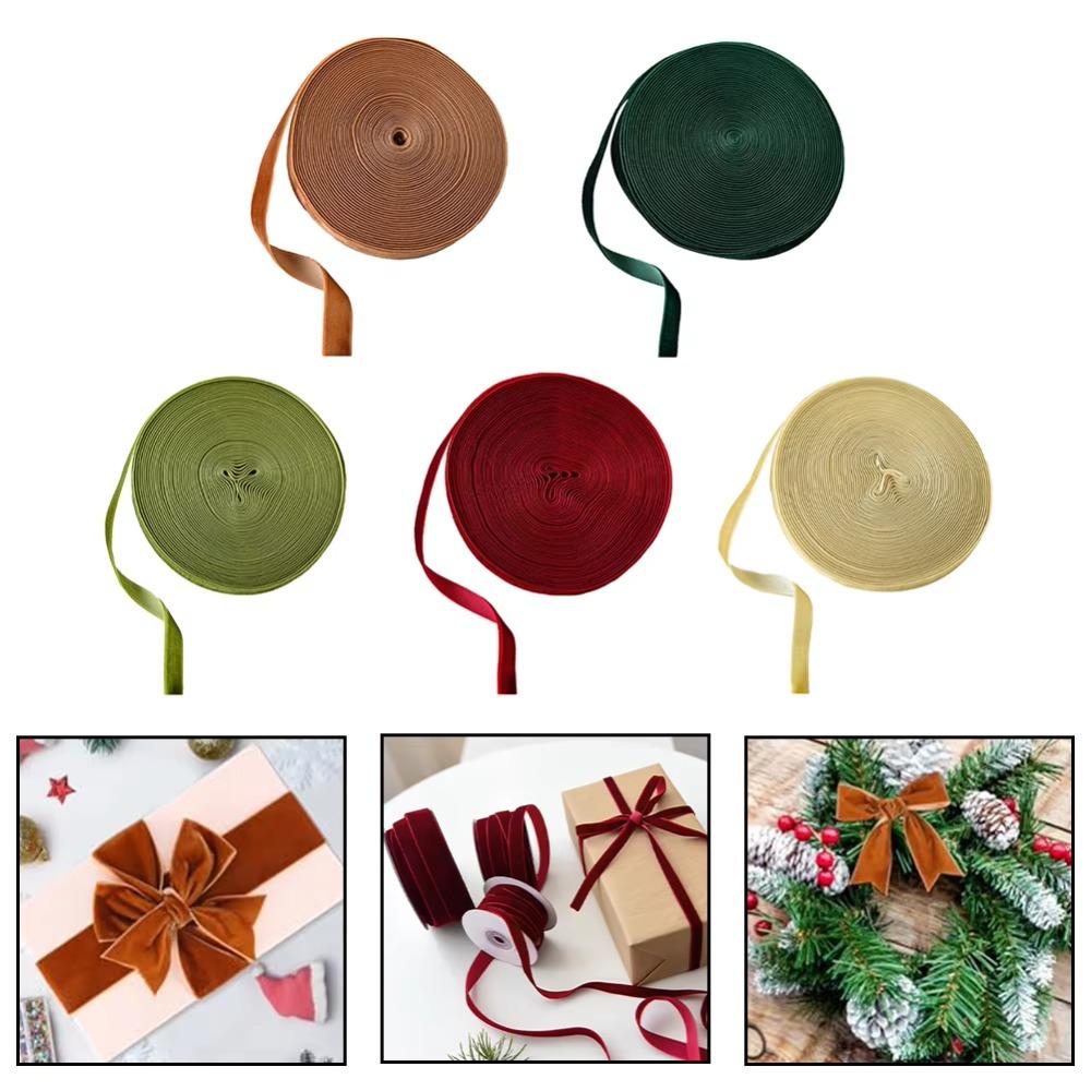 DIY Gift Wrap Ribbon 6/10M Xmas Tree Hanging Decoration Indoor/ Outdoor