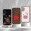 Cute D-Domo Kun-s Phone Case For Samsung Galaxy S25 S24 S23 S22 S21 FE Plus Ultra A13 A20 A32 A70 Black Cover