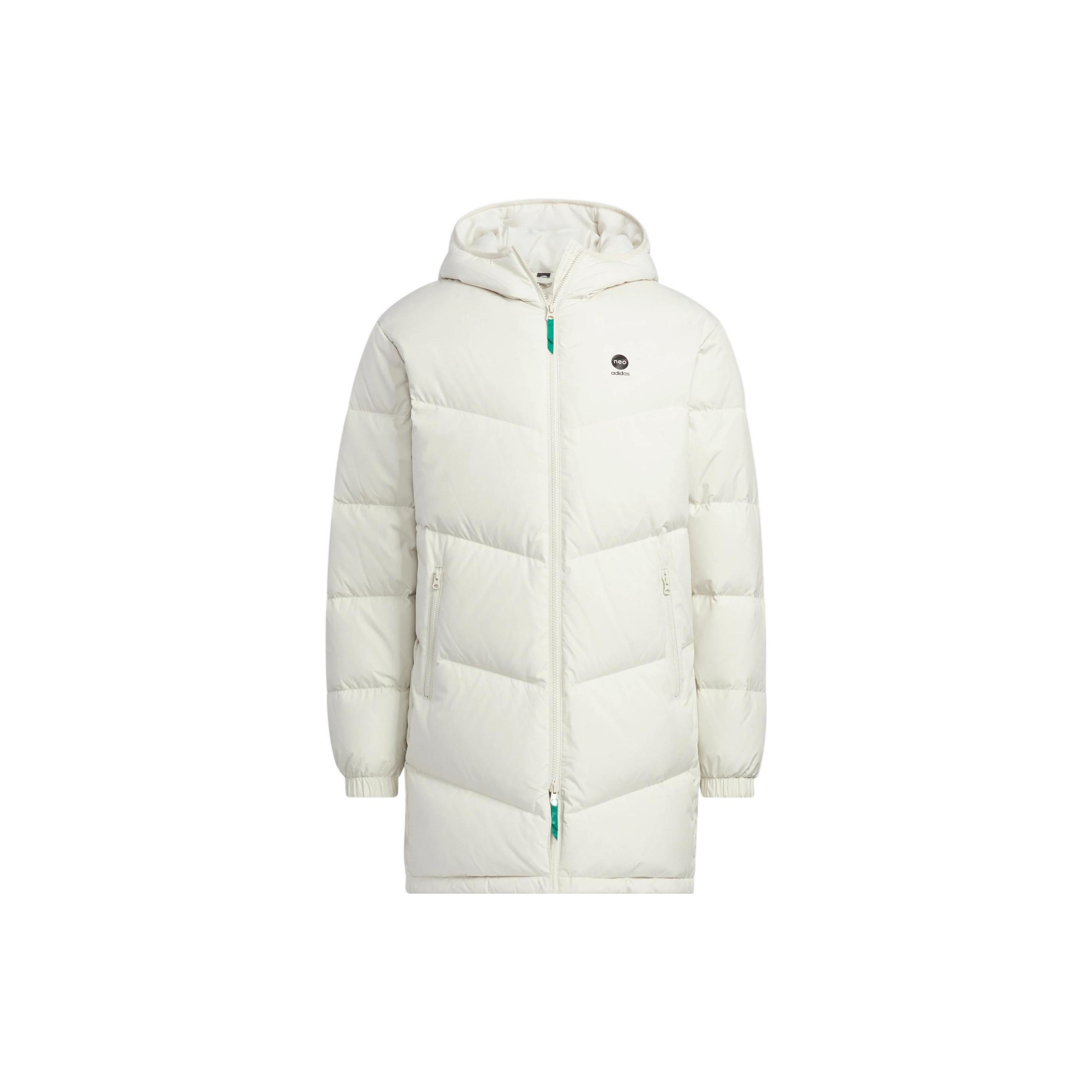 adidas Neo Essentails Down Jackets Asia Sizing  White  Men s HN4788 XL