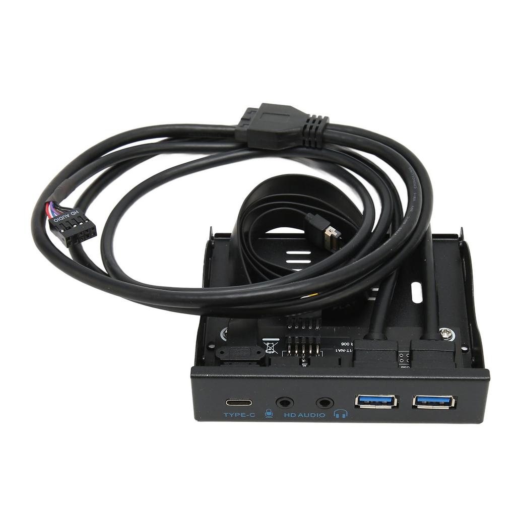 Front Panel USB 3.2 Hub 10Gbps Plug and Play Iron Shell Floppy Disk Reader for Win for Linux