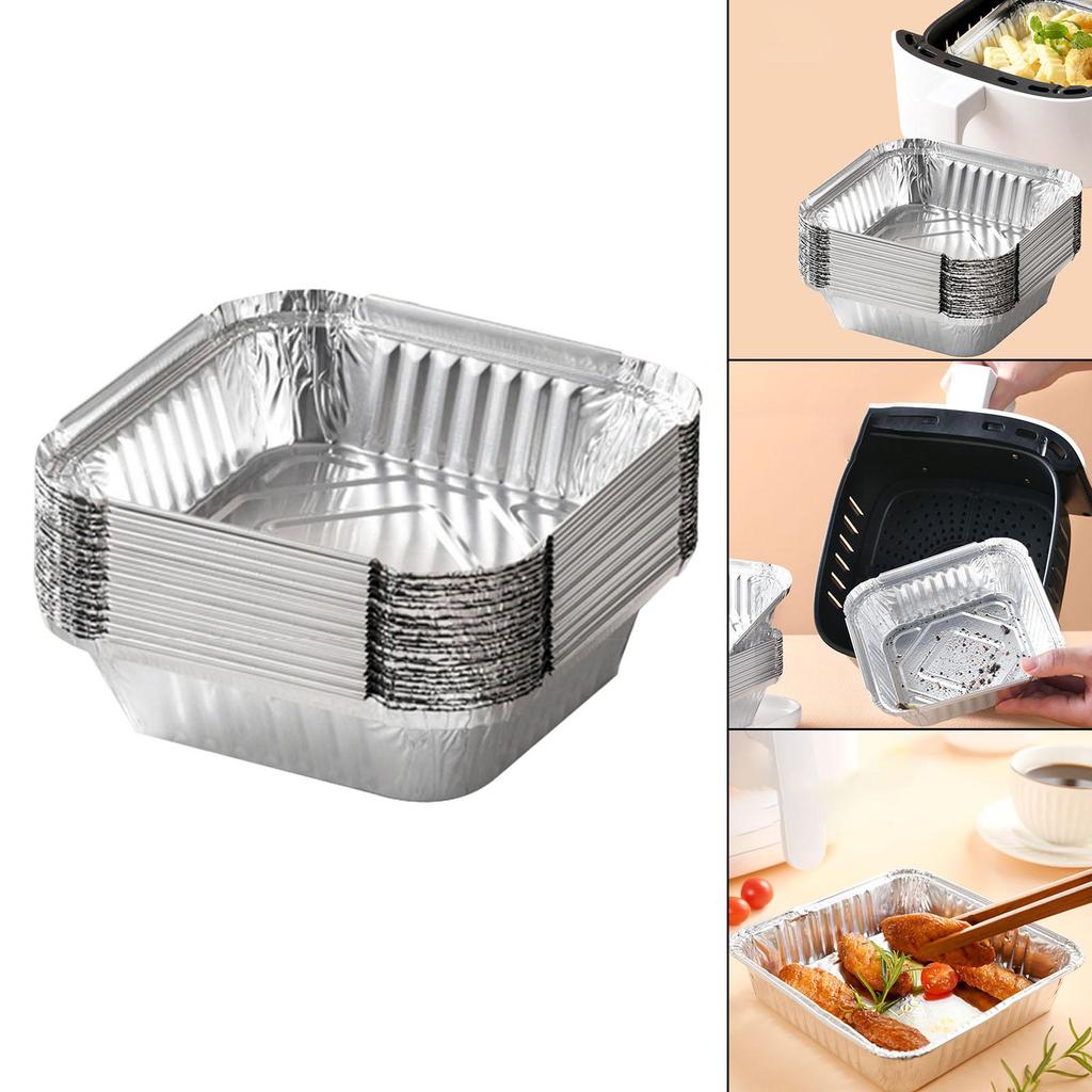 Fryer Tin Can Container Cooking Heater Aluminum Foil Cardboard Pan for Muffins