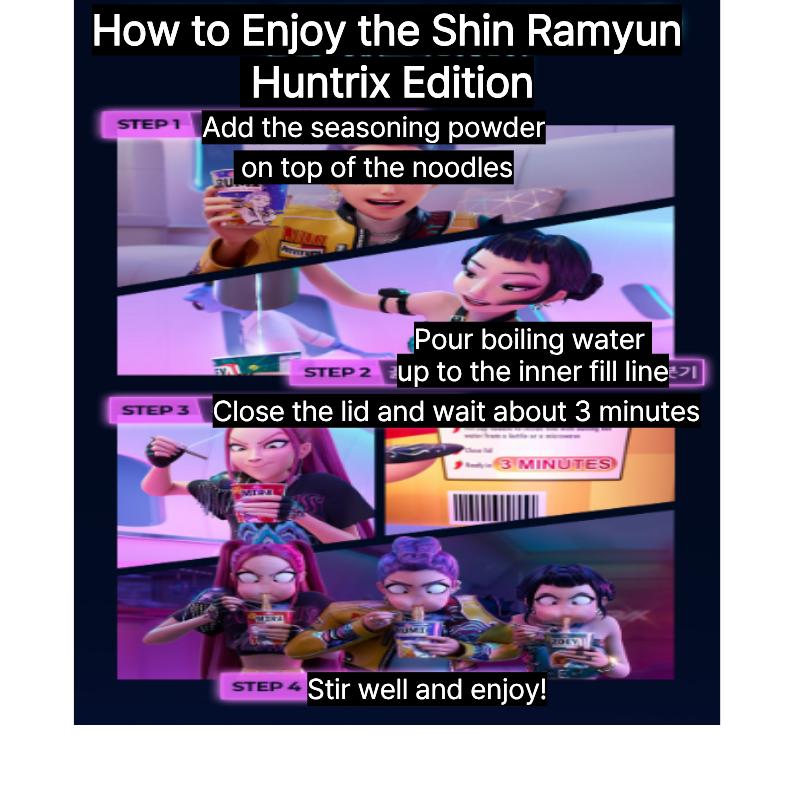 Shin Ramyun K-Pop Demon Hunters Edition