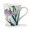 Kutani Ware Iwataya "Japan's Beautiful Four Seasons" Mug, Iris (May) AP7-5160