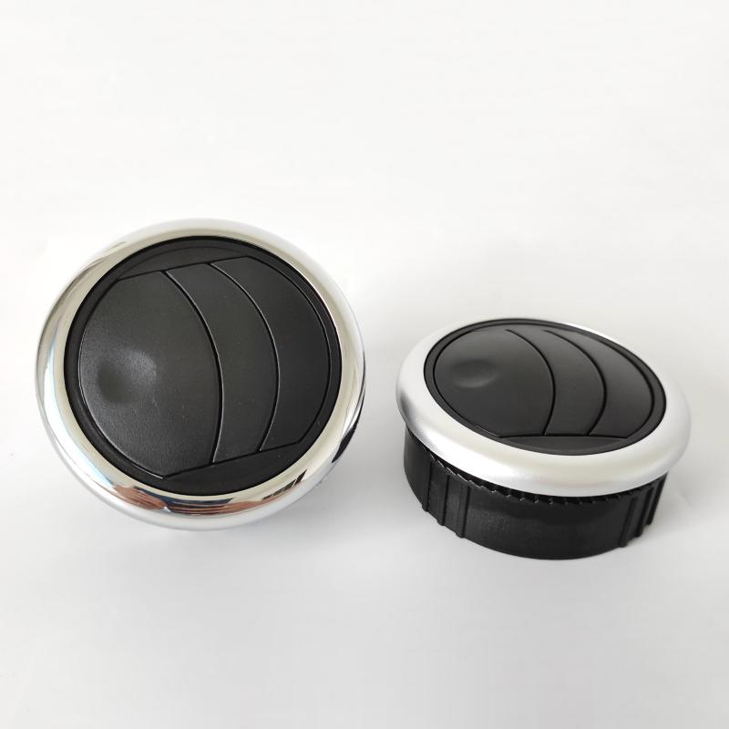 Knob Style Round Air Outlet Vent For Bus RV Car Boat Dashboard 360 Degree Rotation Air Cooling Part
