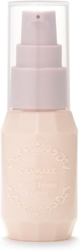 Canmake Moist Prism Primer 01 Light Beige 25g Makeup Base for 3D Glow and Translucent Skin with UV Protection