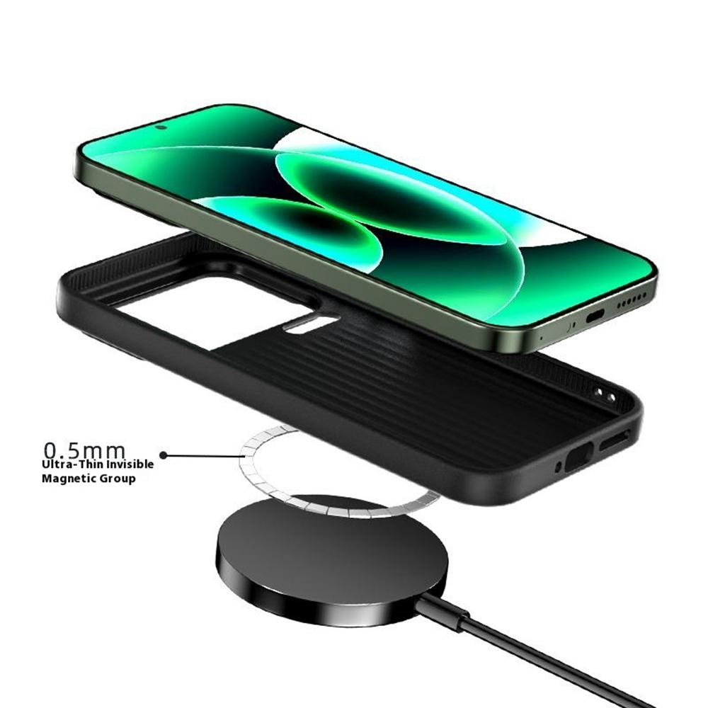 ABEEL For Xiaomi 17 Pro Magnetic Case Printed PC TPU Aluminum Alloy Leather Phone Cover