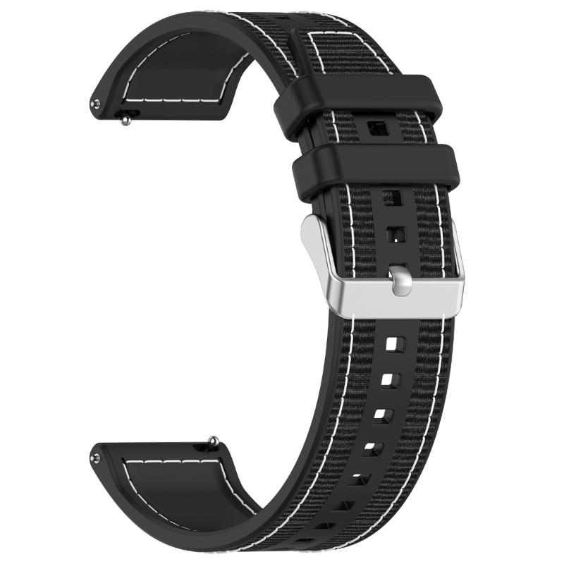 

Elegant Flexible 22mm Fashionable Soft Band for All Genders Wrist Strap Bracelet Waterproof Sweatproof Antiscratch Belt