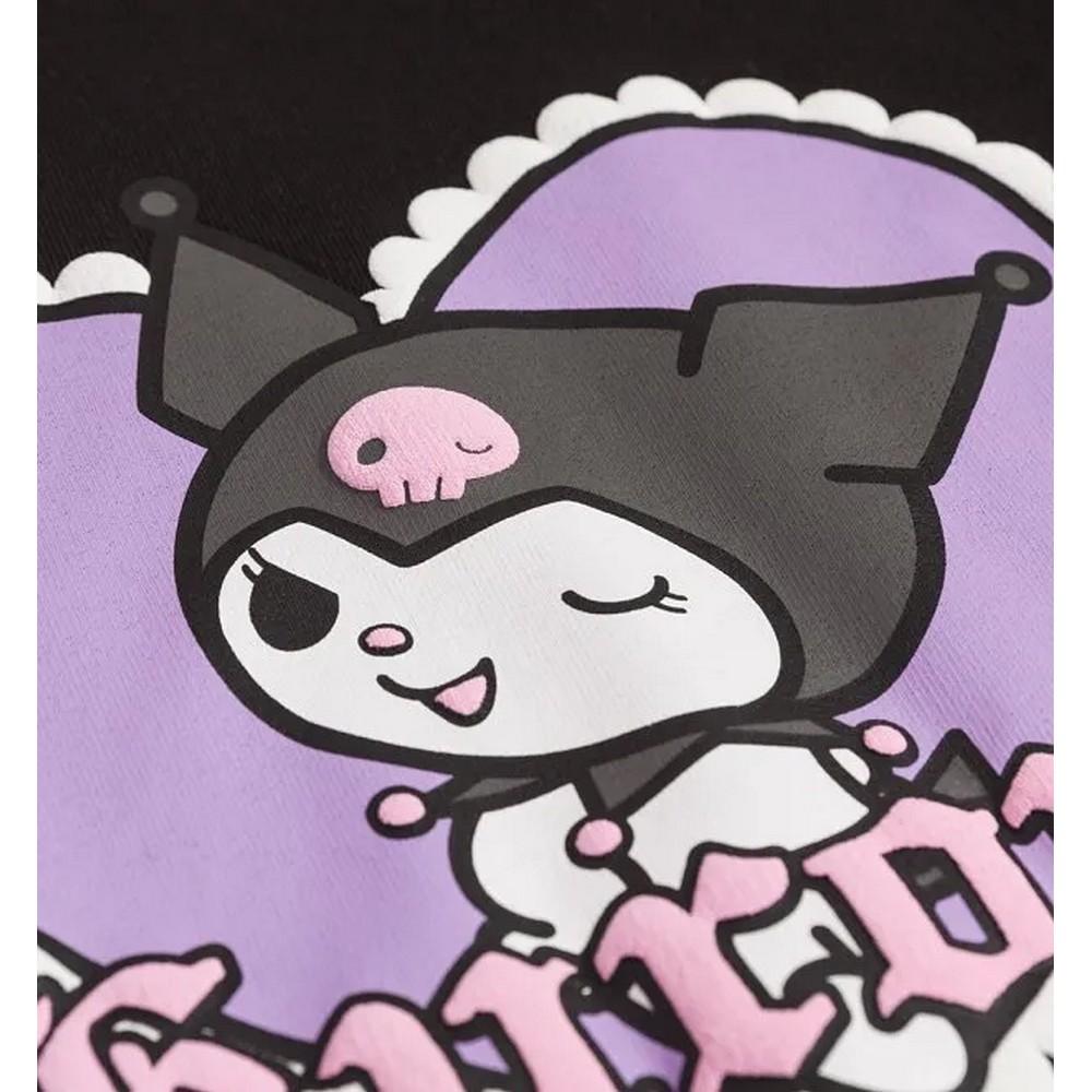 Kuromi Unisex Adult Puff Print Sweatshirt