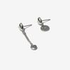 Rush Off Double Heart Unbal Earring