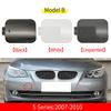 Car Front Bumper Tow Hook Cover Cap Trailer Cover Accessory Black White For BMW 5 Series E60 2003-2010 520 523 525 530 535i