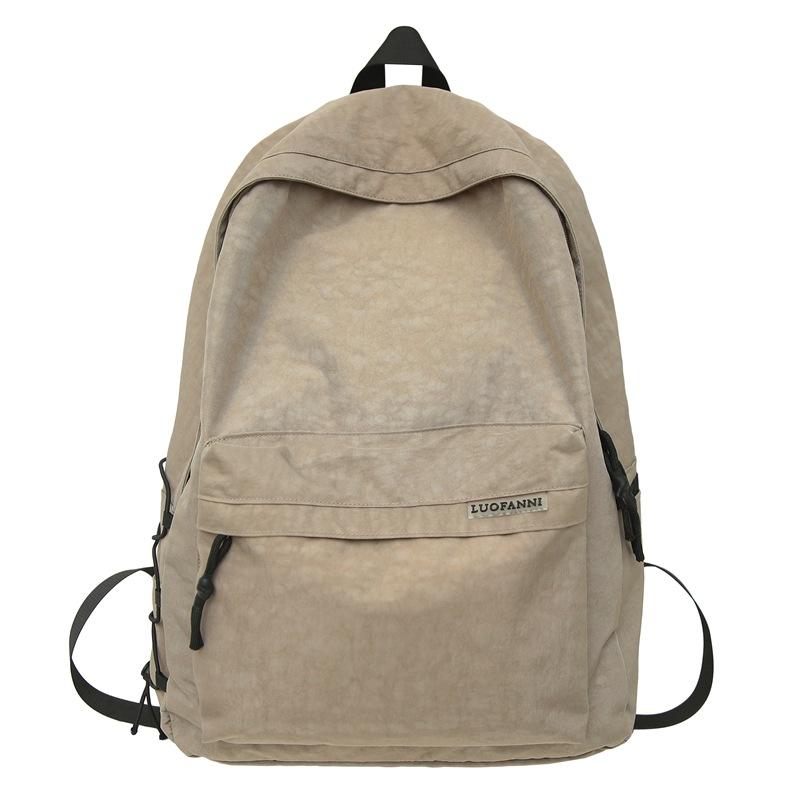 

Мужской рюкзак большой емкости для женщин, школьный портфель для школьников средней школы хаки