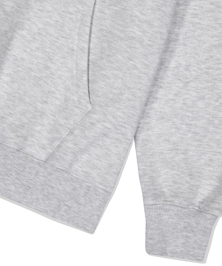 Maha Grid Basic Color Block Hoodie Light Gray(Mg2Efmm421A)