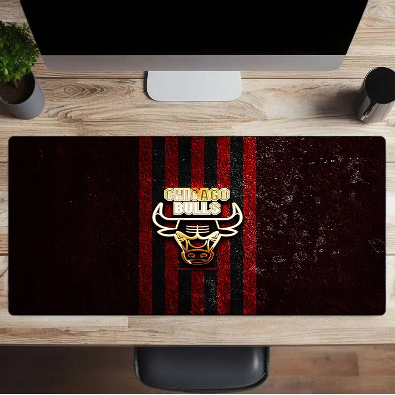 Chicago-Bulls Logo Mouse pad, Gaming Mouse Pad, keyboard pad, Desk Decor for computer notebook Fan Gift Birthday Gift