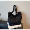 Canvas bag women's large-capacity new summer casual high-end niche lazy wind messenger bag