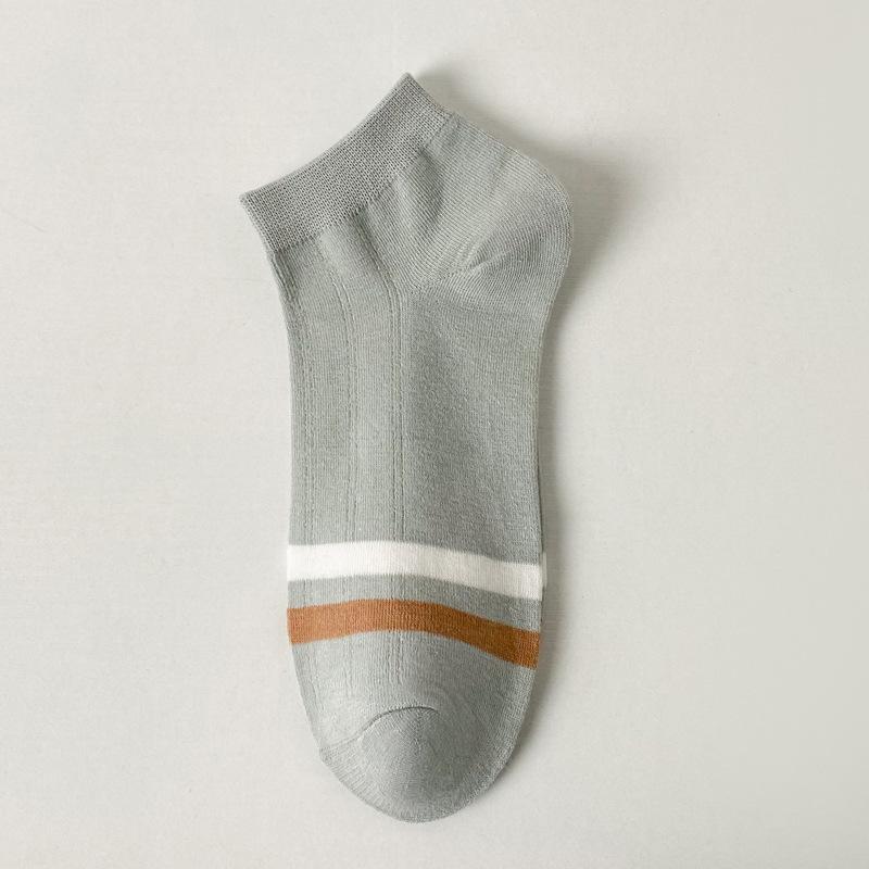 

5/10 пар мужских носков-лодочек Весна Лето Легкие Невидимые Носки Дышащие и Влагоотводящие Мужские Двухцветные Низкие Хлопковые Носки Удобные 5 Pairs