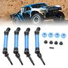 4pcs CVD Steel Front Rear Drive Shaft Complete Driveshaft Compatible for   Slash 1Celsius10 RC Car