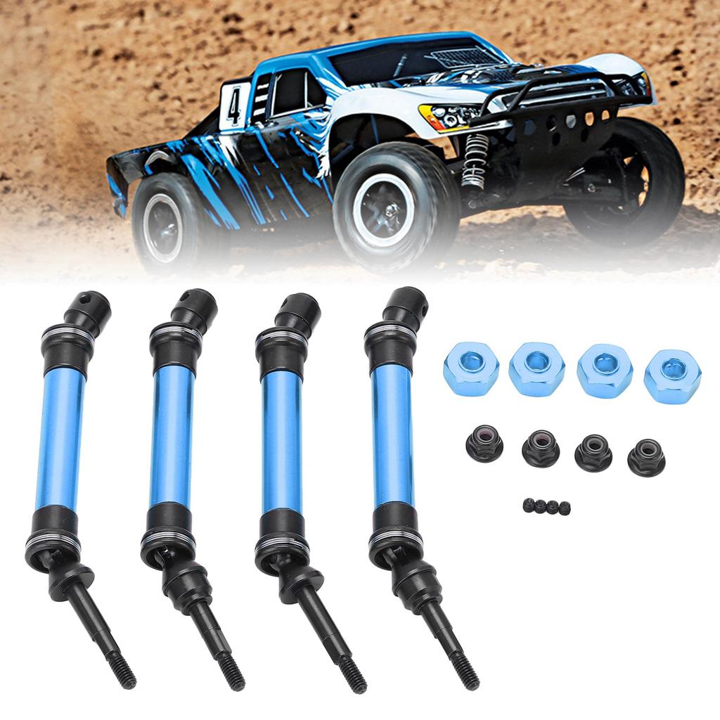 4pcs CVD Steel Front Rear Drive Shaft Complete Driveshaft Compatible for   Slash 1Celsius10 RC Car